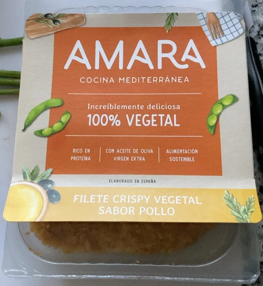 Filete crispy vegetal sabor pollo