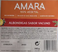 Albondigas sabor vacuno 100% vegetal