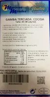 GAMBA TERCIADA COCIDA Talla: 30-38 uds/bdj