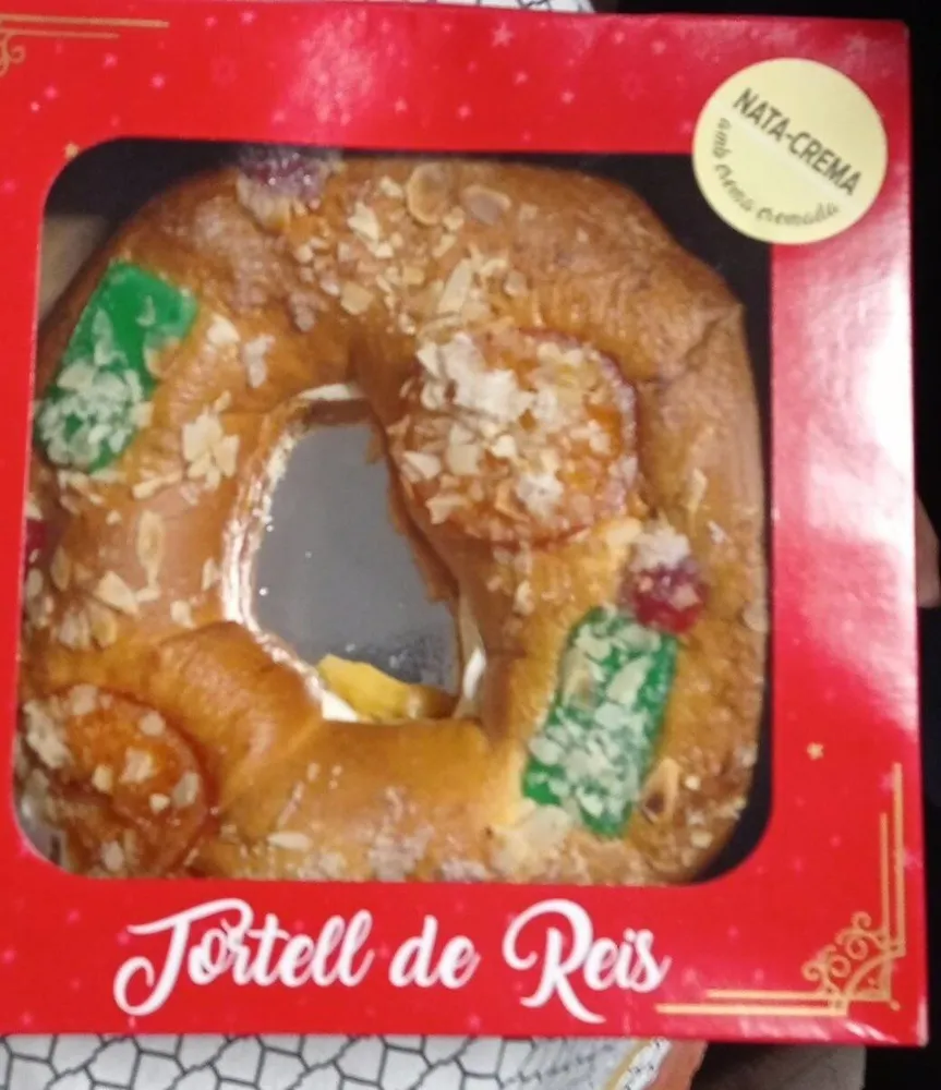 Tortell de reyes nata crema
