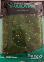 Wakame alga ensalada.