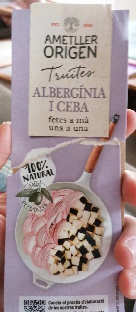 Tortilla de berenjena y cebolla