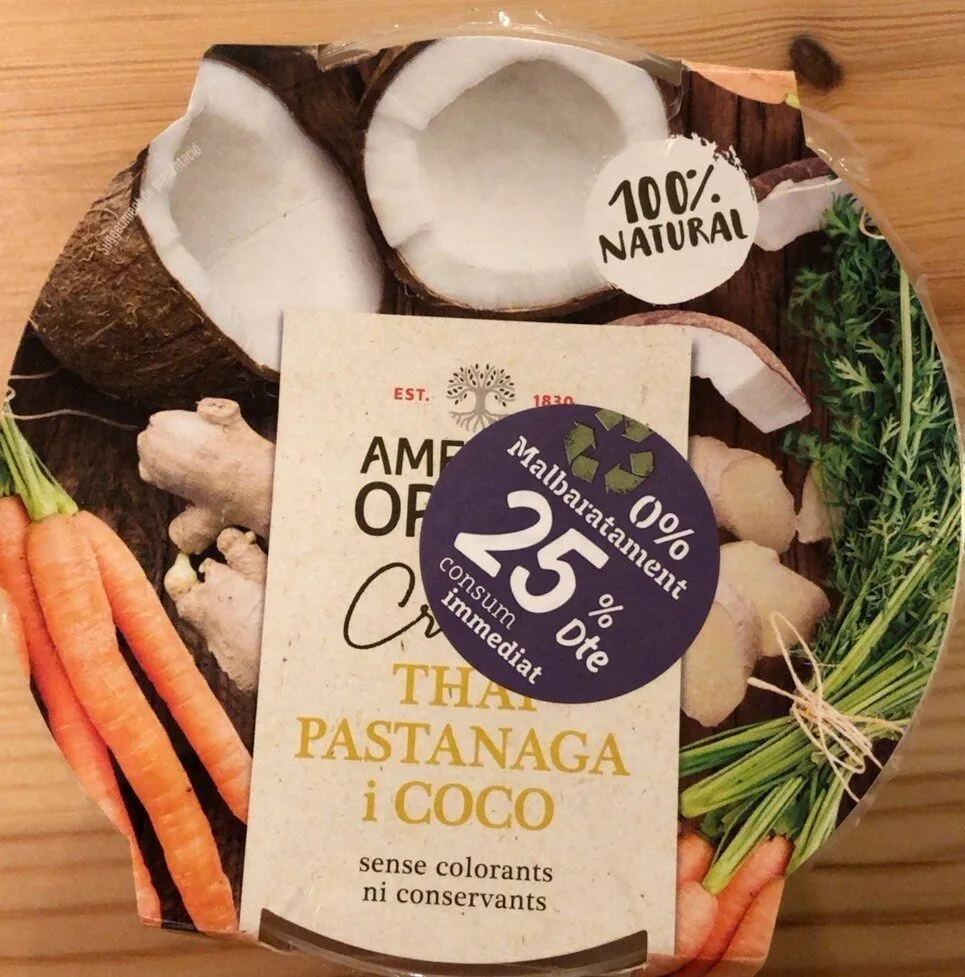 Crema Thai Pastanaga i Coco
