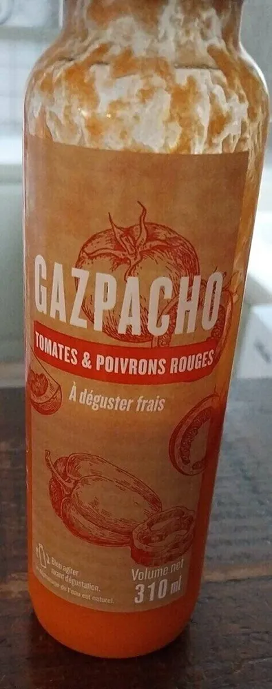 Gazpacho tomates & poivrons rouges
