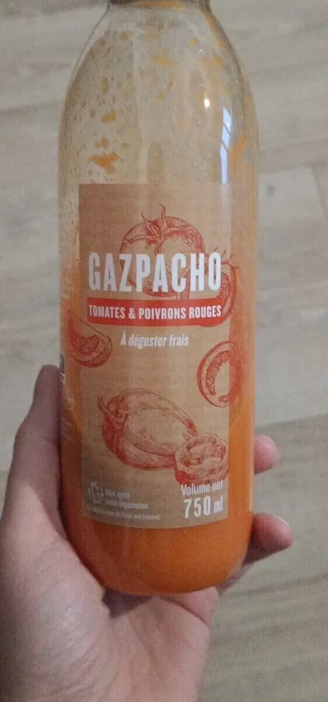 Gazpacho tomates & poivrons rouges