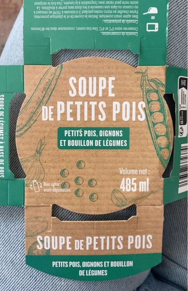 Soupe de petits pois