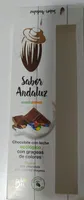 Chocolate con leche con grageas de colores