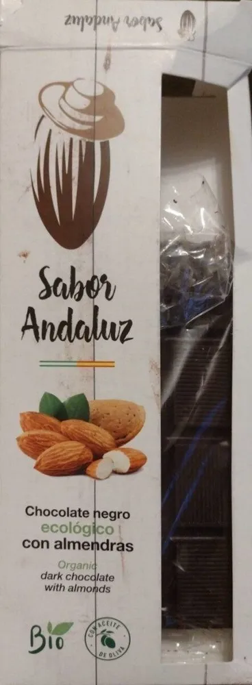 Chocolate Negro Ecológico con Almendras