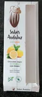 Chocolate negro ecológico con limón