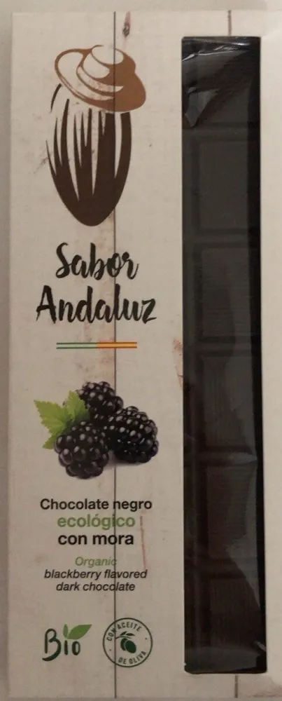 Chocolate negro ecológico con mora