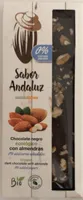 Chocolate negro ecológico con almendras
