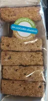 Barrita de hojaldre con sésamo y chocolate