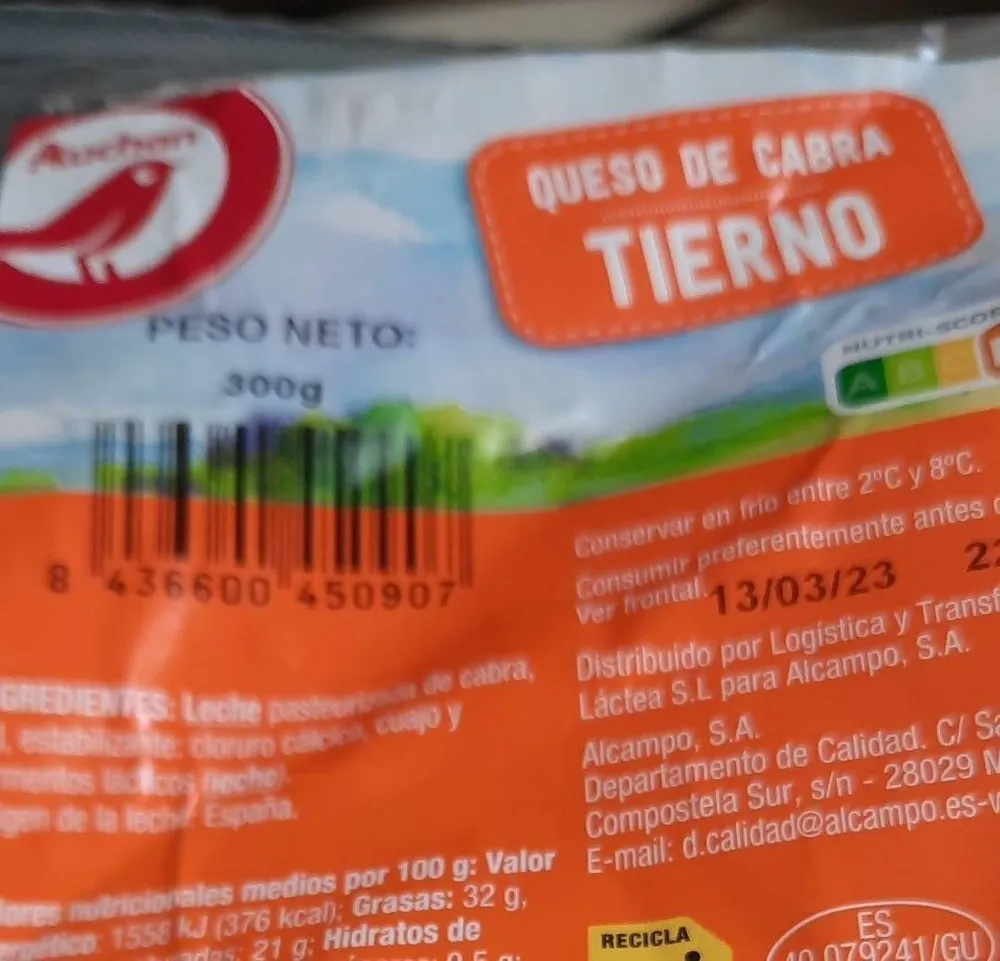Queso de cabra tierno