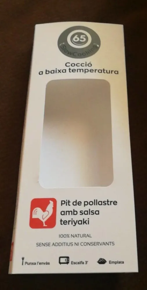 Pit de pollastre amb salsa teriyaki