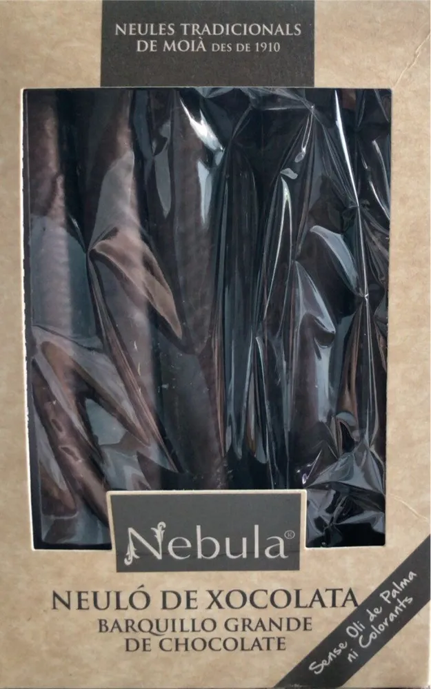 Neulas barquillo grande de chocolate