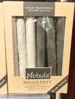 Neulas de chocolate negro