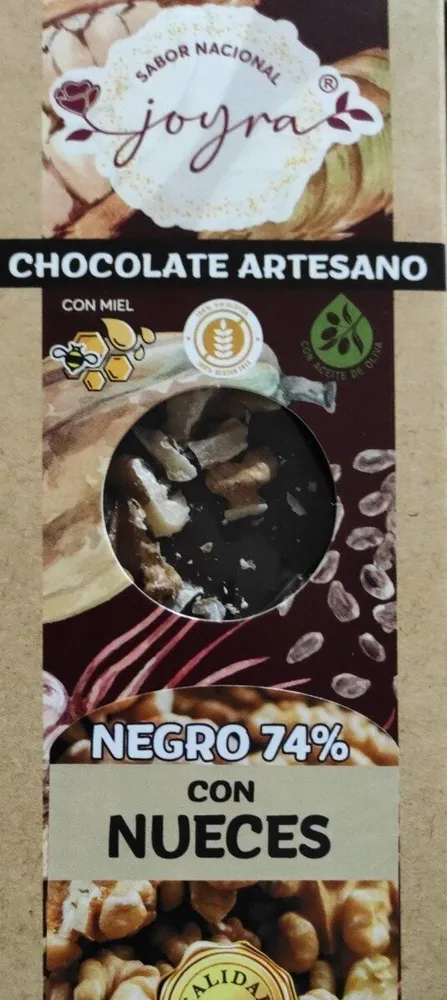 Joyra negro 74% con nueces