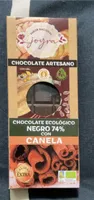 Chocolate negro 74% artesano con miel y canela