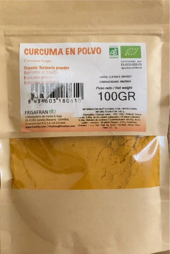 Curcuma en polvo