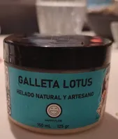Helado Acaram Galleta Lotus