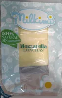 Mozzarela lonchas milkimi