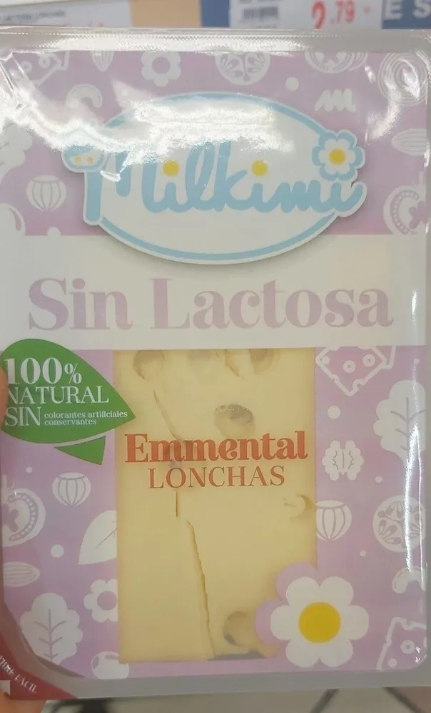Emmental sin lactosa