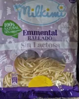 Emmental rallado sin lactosa