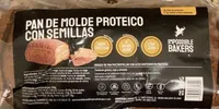 Pan de molde proteico con semillas