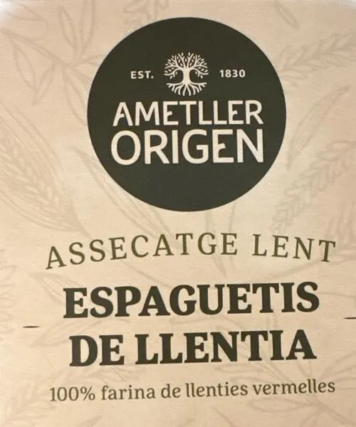 Espaguetis de llentia