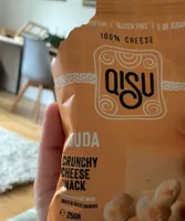 Crunchy cheese snack