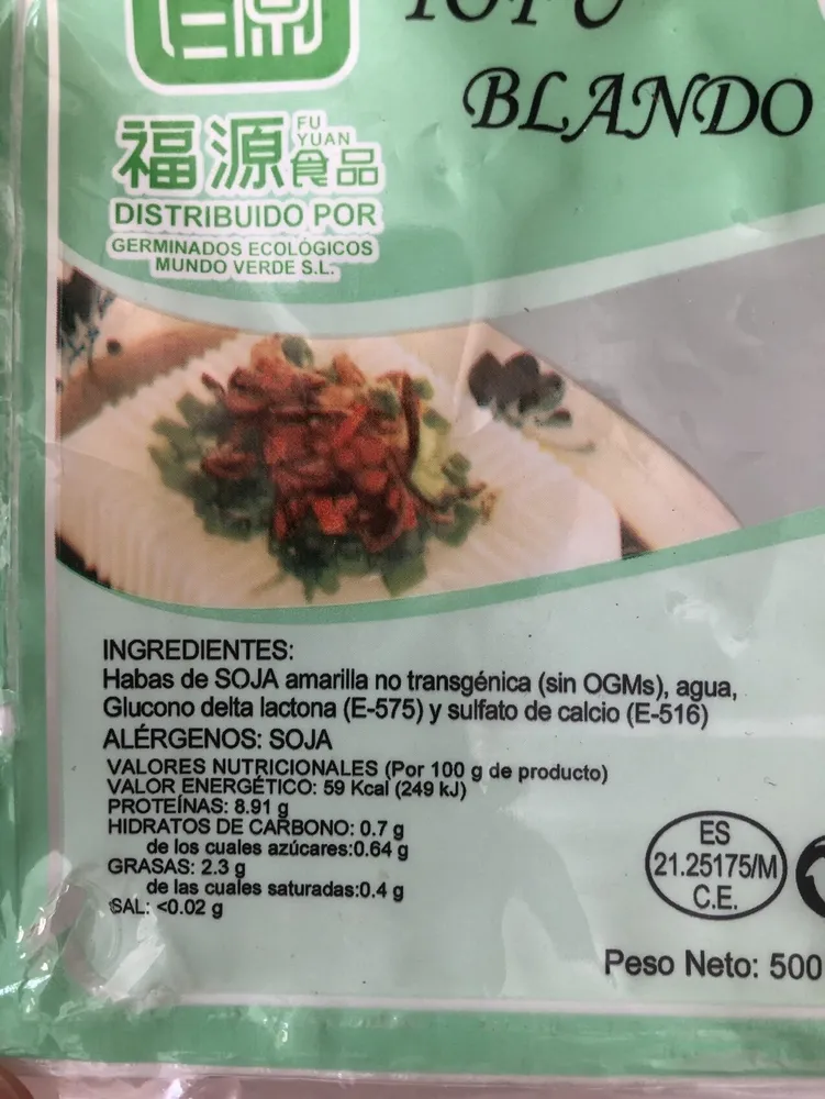 Tofu blando