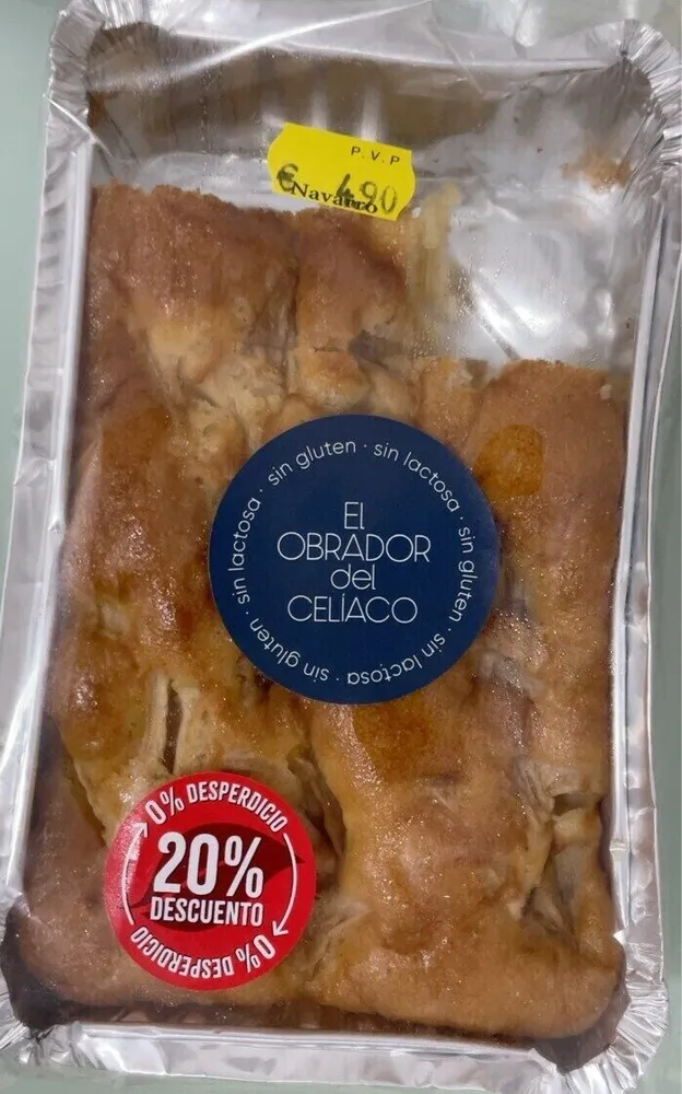 Coca de llanda con manzanas