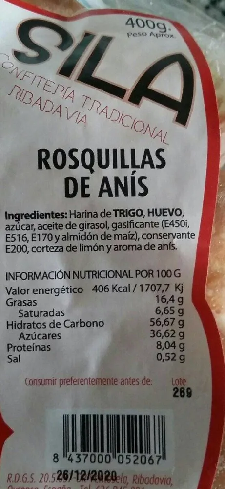 Rosquillas de Anís SILA