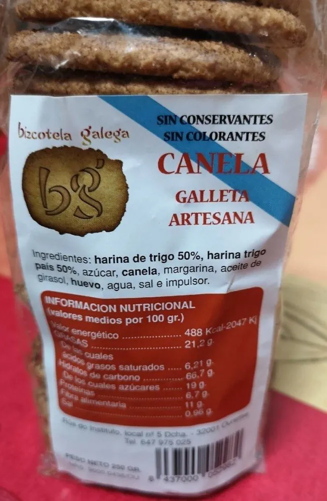 Galleta Canela Artesana