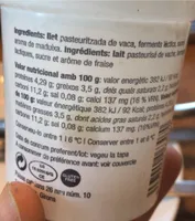 Yogurt maduixa