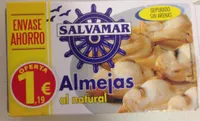 Almejas al Natural Salvamar