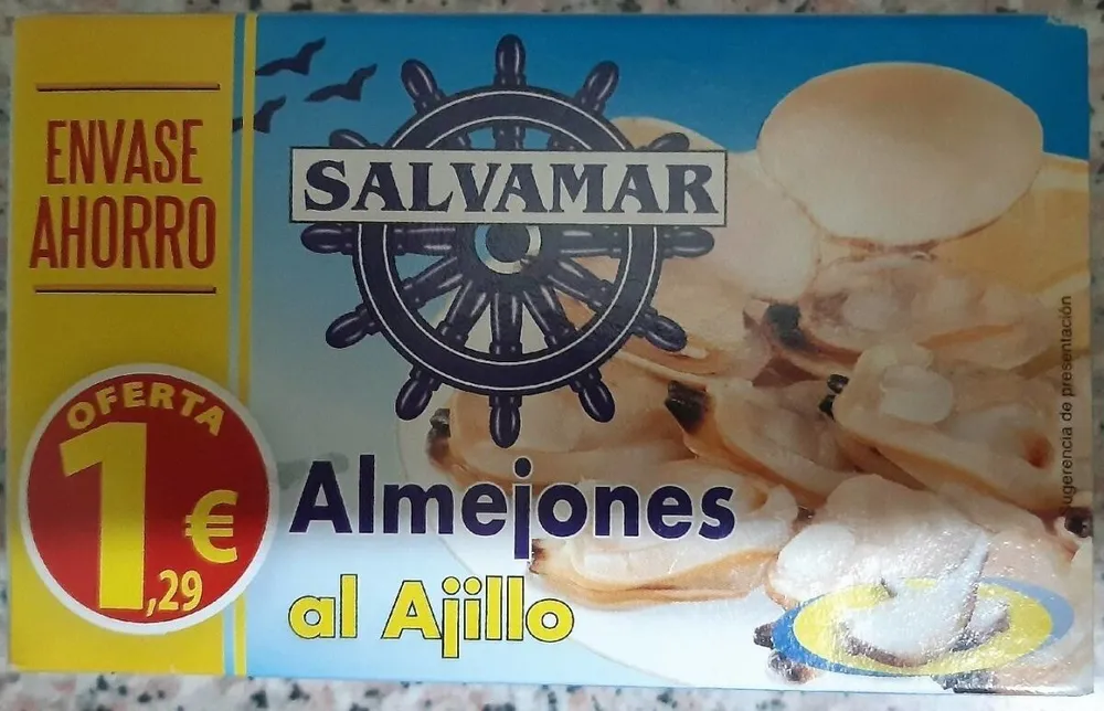 Almejones al ajillo