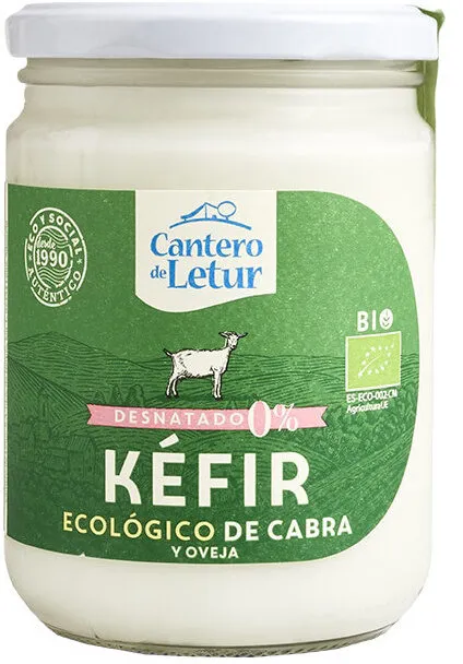 Kéfir de cabra natural desnatado ecológico tarro
