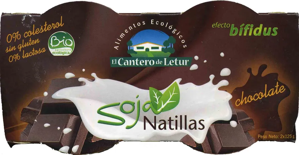 Natillas de soja Chocolate