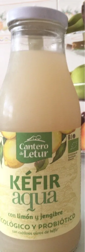 Kefir agua con jengibre y limon