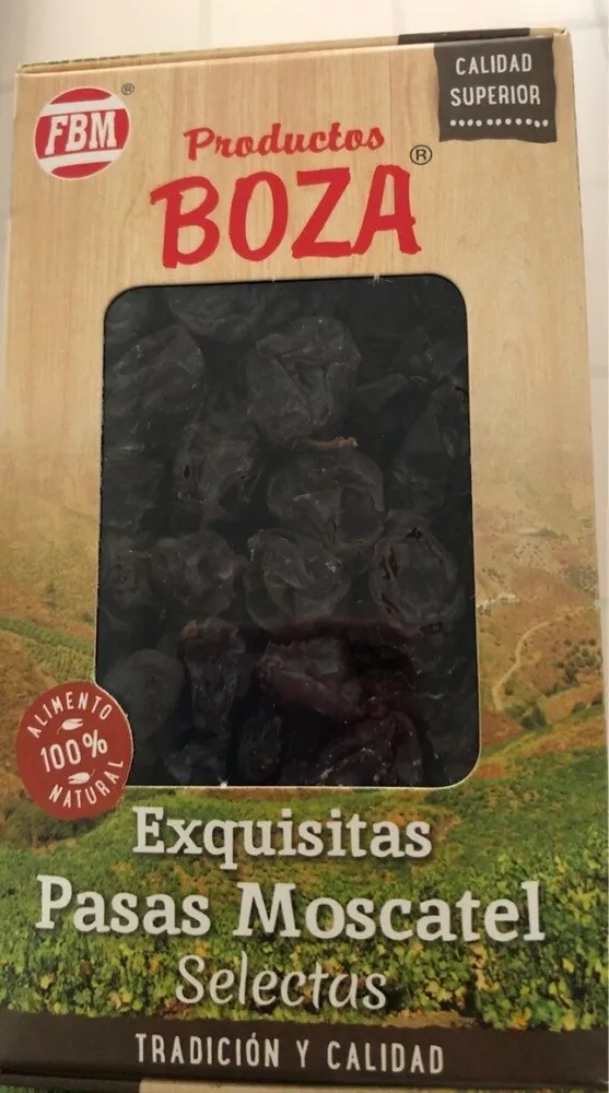 Pasas moscatel