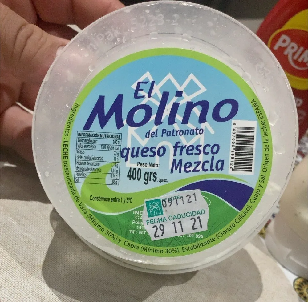 Queso fresco mezcla