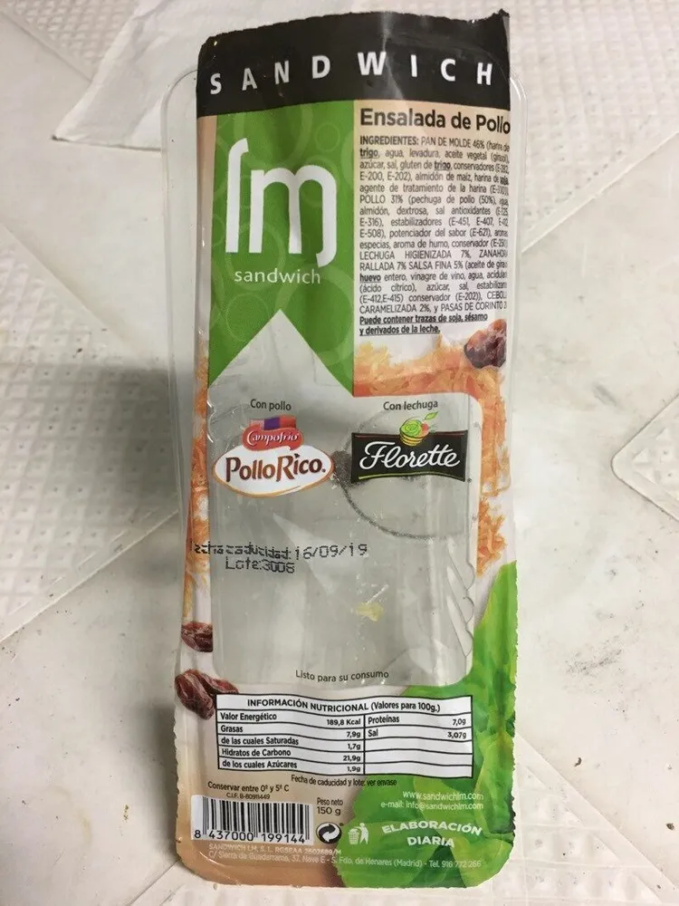 Ensalada de pollo
