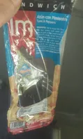 Sándwich atún con pimientos
