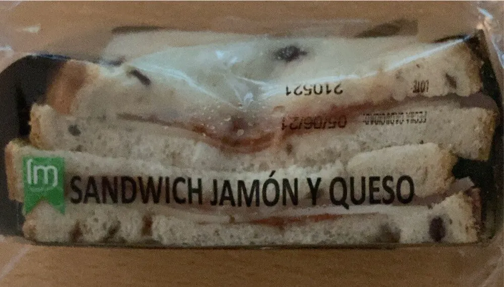 sandwich jamon y queso