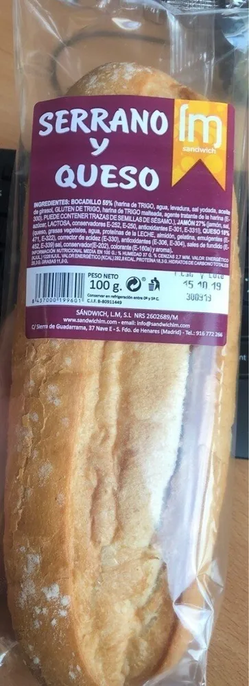 Serrano y queso