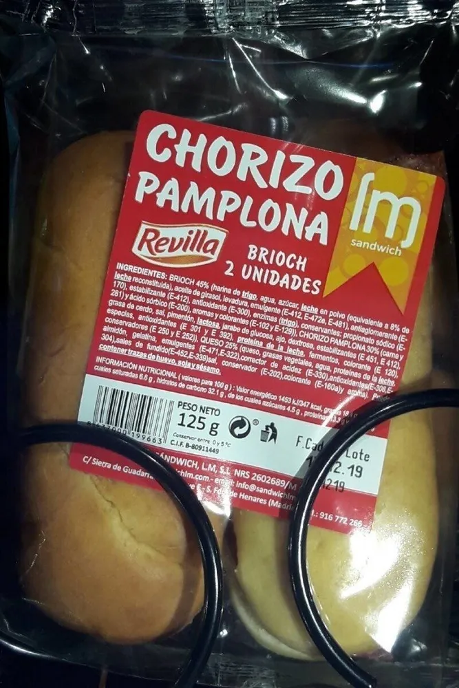 Brioch chorizo pamplona
