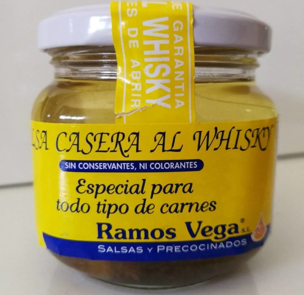 Salsa casera al whisky
