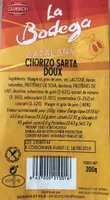 Chorizo doux