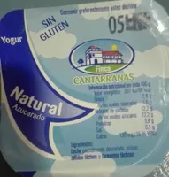 Yogur natural azucarado